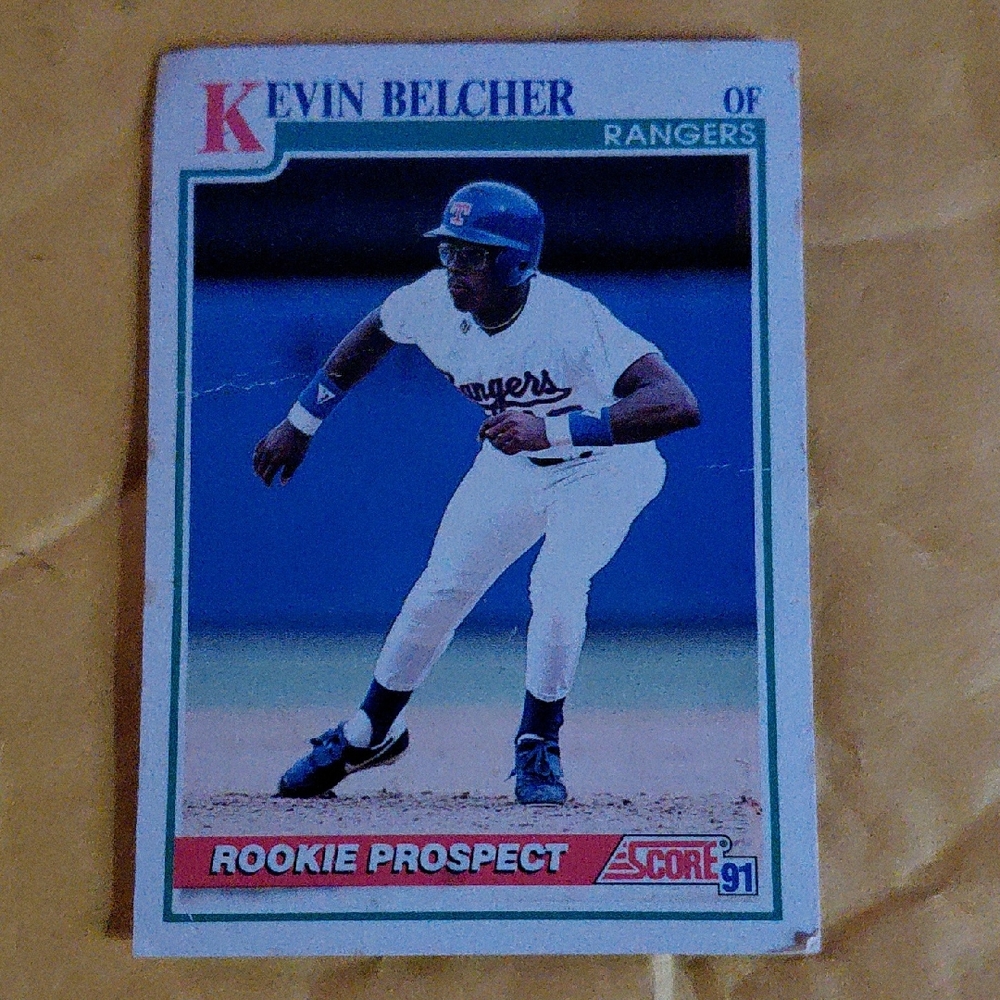 Rangers Rookie Prospect Trading Card